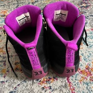 Dark pink and black Jordan